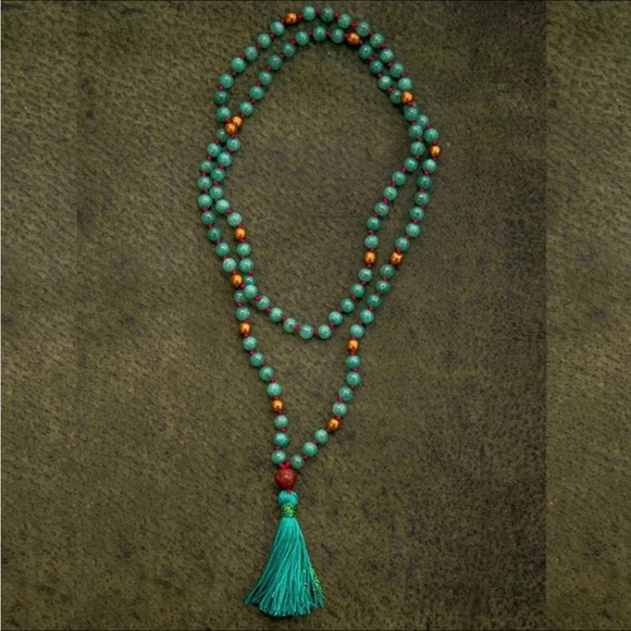 Green Tara Meditation Mala - Picture 3 of 5